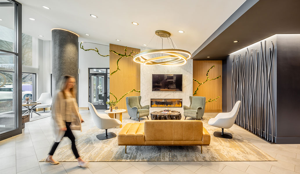 ICON Architecture Neponset Landing Lobby Photography by Raj Das